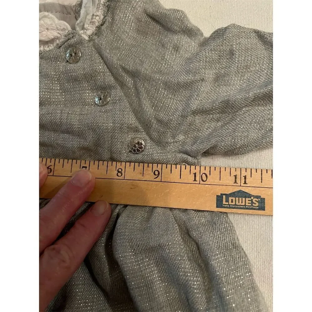 Cupcakes and Cashmere Girls Gray Dress 18‎ Months